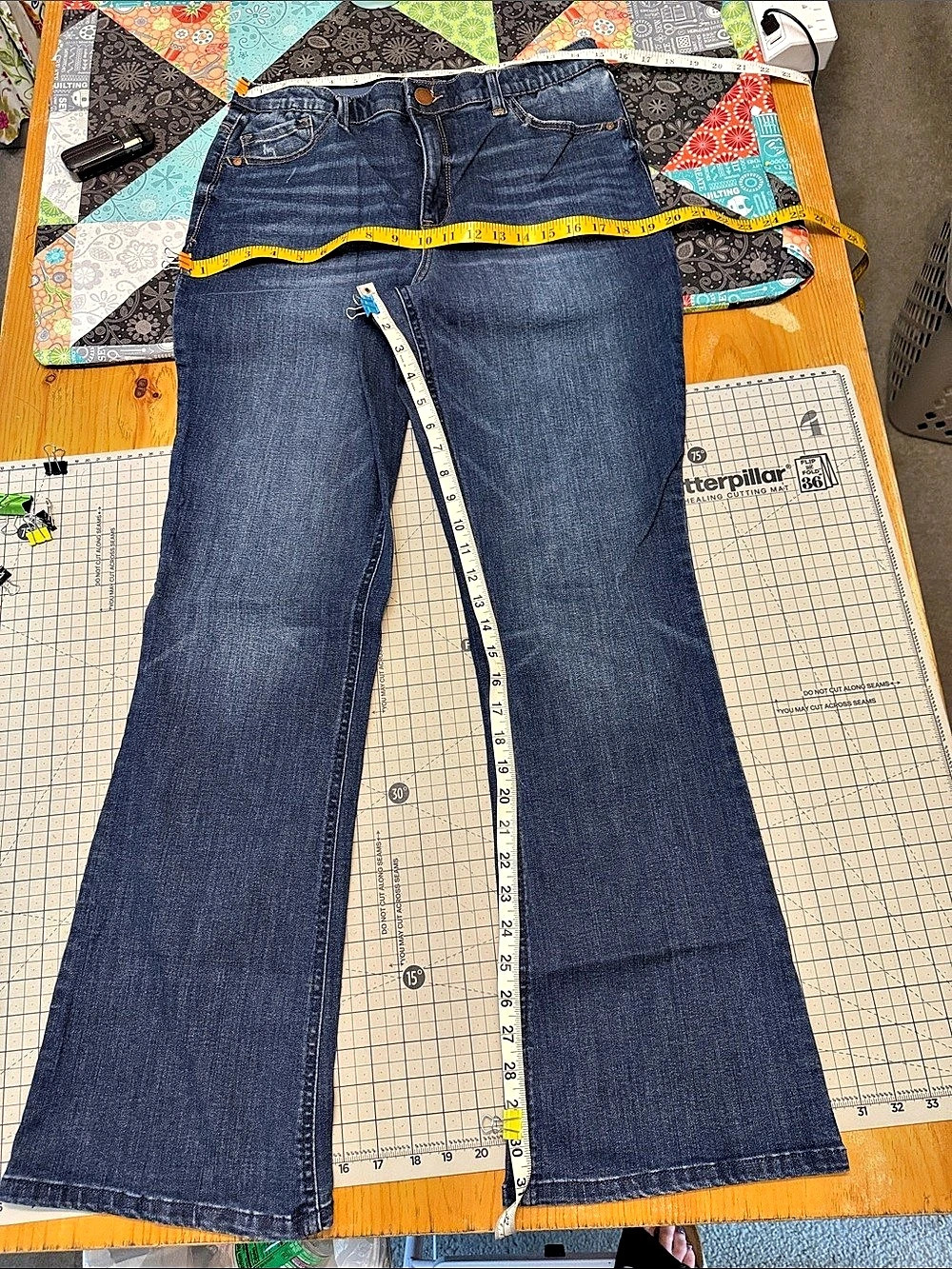 Democracy Ab Solution Bootcut Jeans Women's Blue Size 12